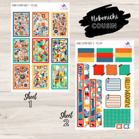 Hobonichi Cousin FCS 001 Sticker Kit