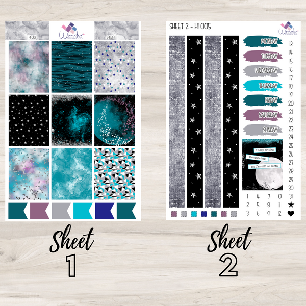 Vertical Color Stickers Vertical HI 005 Sticker Kit – Wonder Stickers Co.