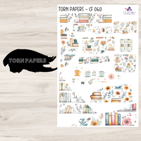 Torn Papers Journaling Stickers - CF 060