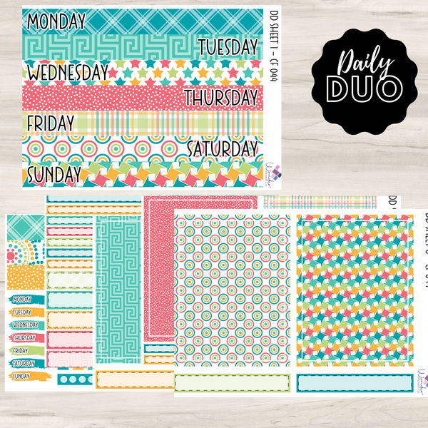 Daily Duo Sticker Kit - CF 044