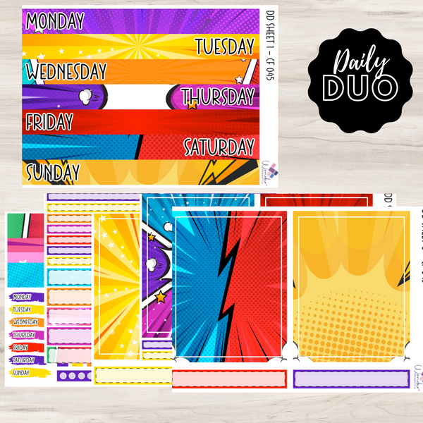 Daily Duo Sticker Kit - CF 045