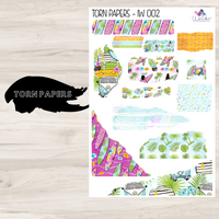 Torn Papers Journaling Stickers - IW 002