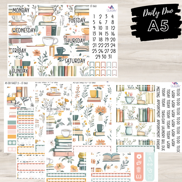 A5 Daily Duo Sticker Kit - CF 060