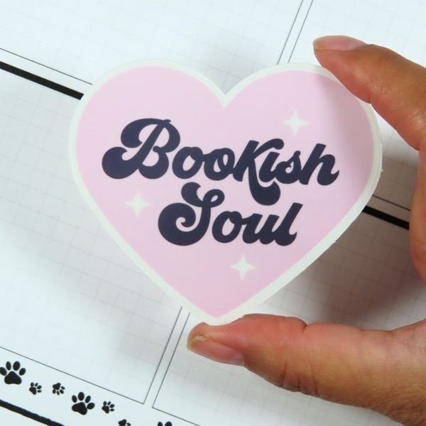 Bookish Soul Die Cut Sticker