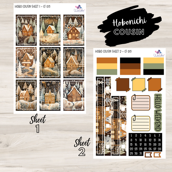 Hobonichi Cousin CF 013 Sticker Kit