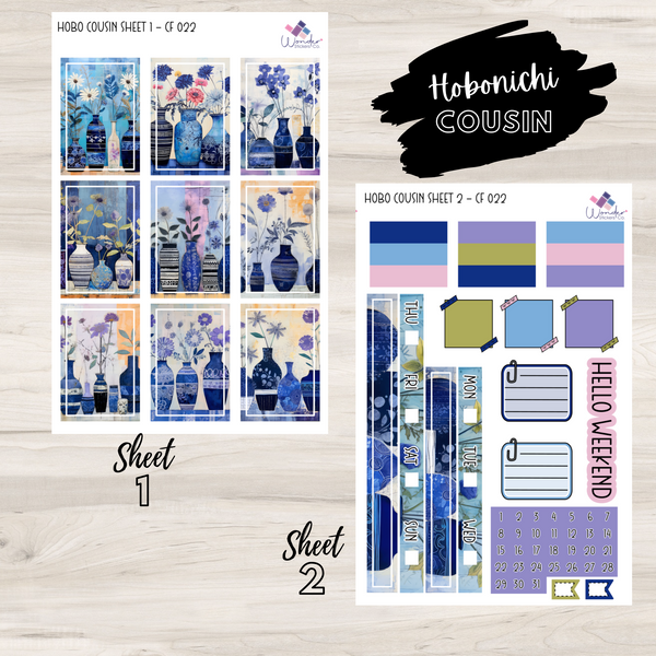 Hobonichi Cousin CF 022 Sticker Kit