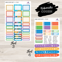 Hobonichi Cousin CF 029 Sticker Kit