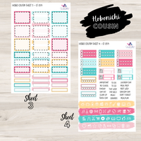Hobonichi Cousin Sticker Kit - CF 059