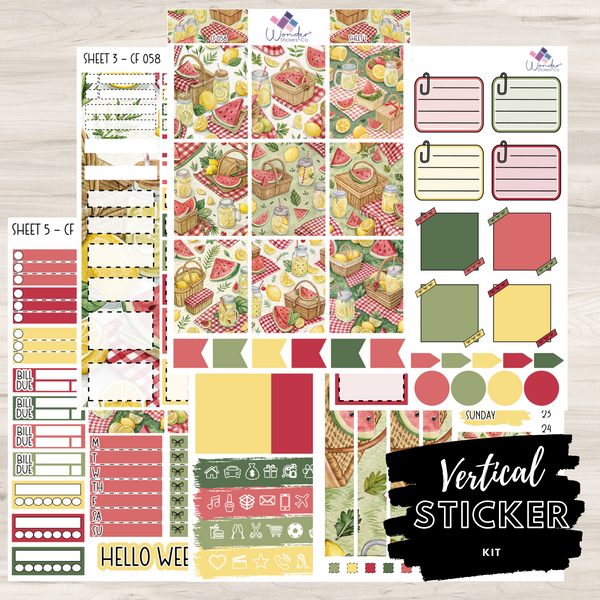 Vertical Sticker Kit - CF 058