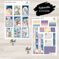 Hobonichi Cousin DND 001 Sticker Kit