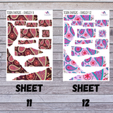 Torn Papers Journaling Stickers - Paisley Collection