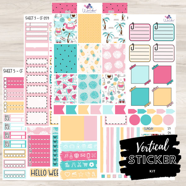Vertical Sticker Kit - CF 059