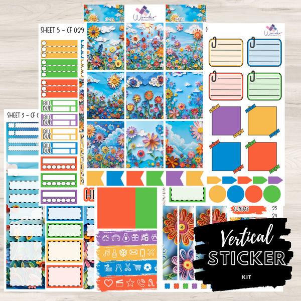 Vertical CF 029 Sticker Kit