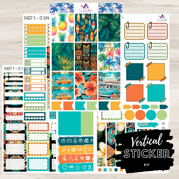 Vertical Sticker Kit - CF 034