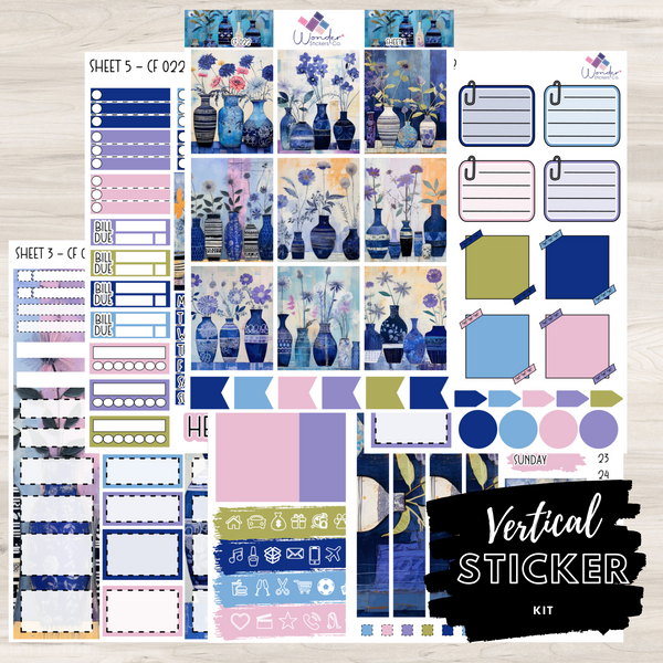 Vertical CF 022 Sticker Kit – Wonder Stickers Co.