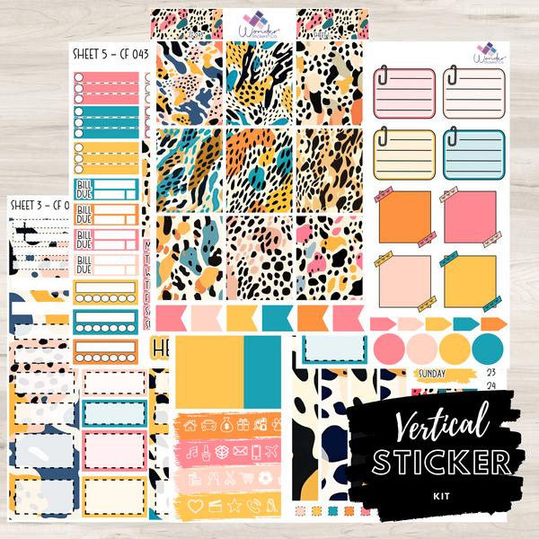 Vertical Sticker Kit - CF 043
