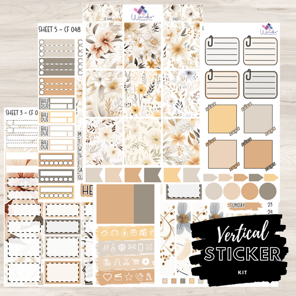 Vertical Sticker Kit - CF 048