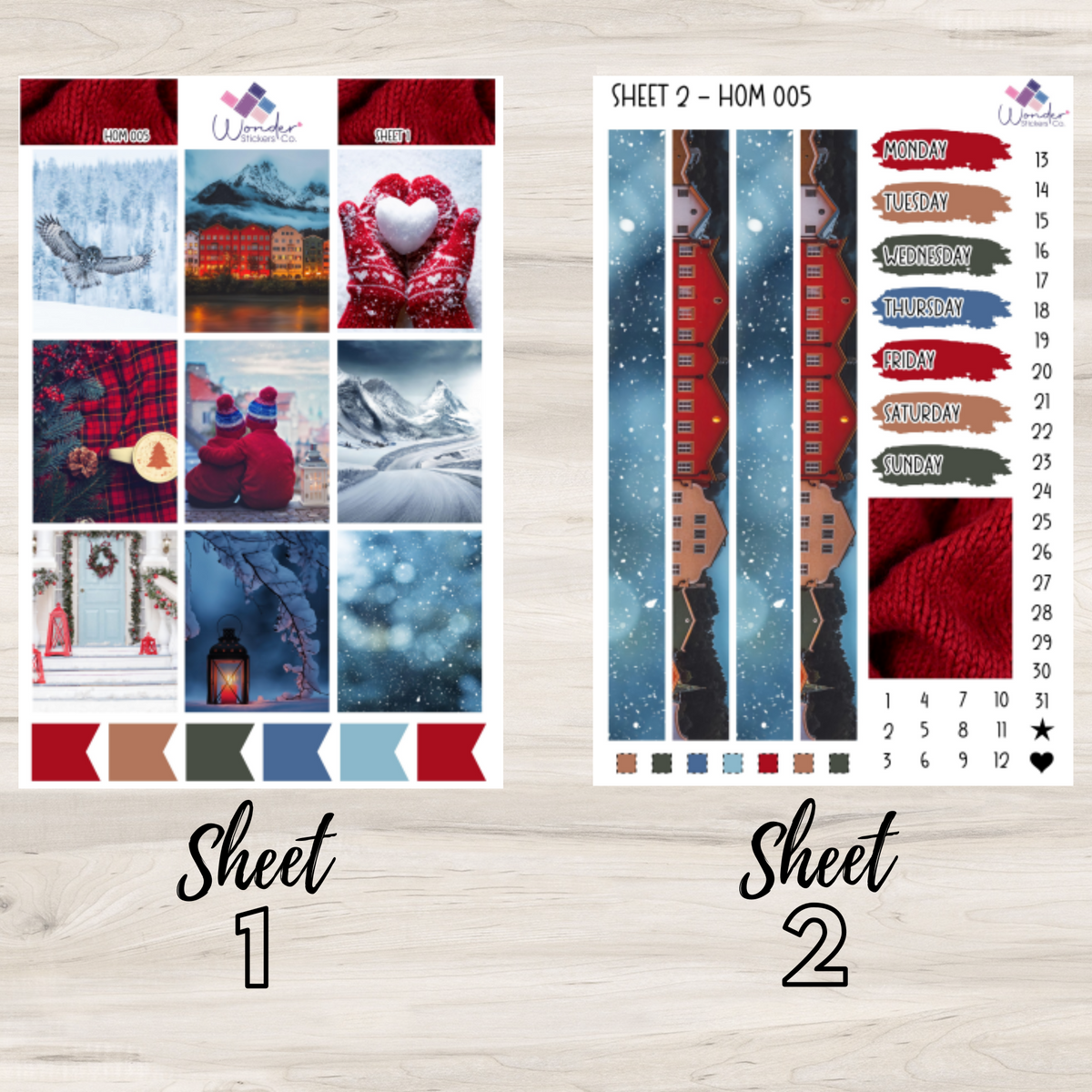 Vertical HOM 005 Sticker Kit – Wonder Stickers Co.