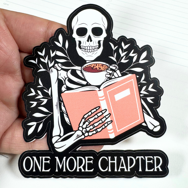 One More Chapter Die Cut Sticker