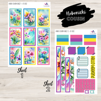 Hobonichi Cousin CF 002 Sticker Kit