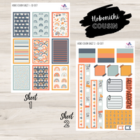 Hobonichi Cousin SD 007 Sticker Kit