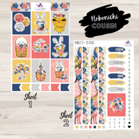 Hobonichi Cousin CS 002 Sticker Kit