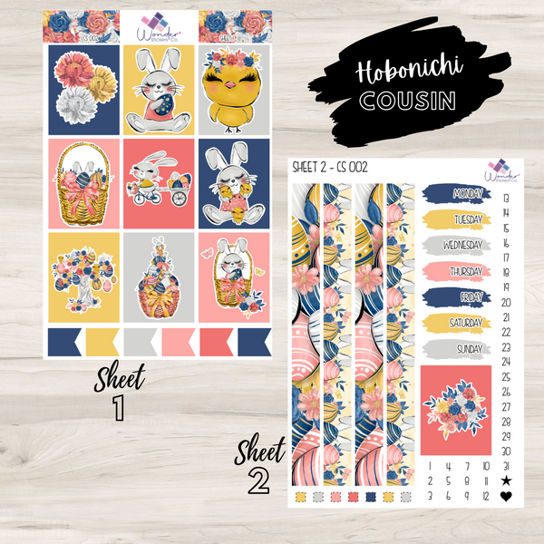 Hobonichi Cousin CS 002 Sticker Kit