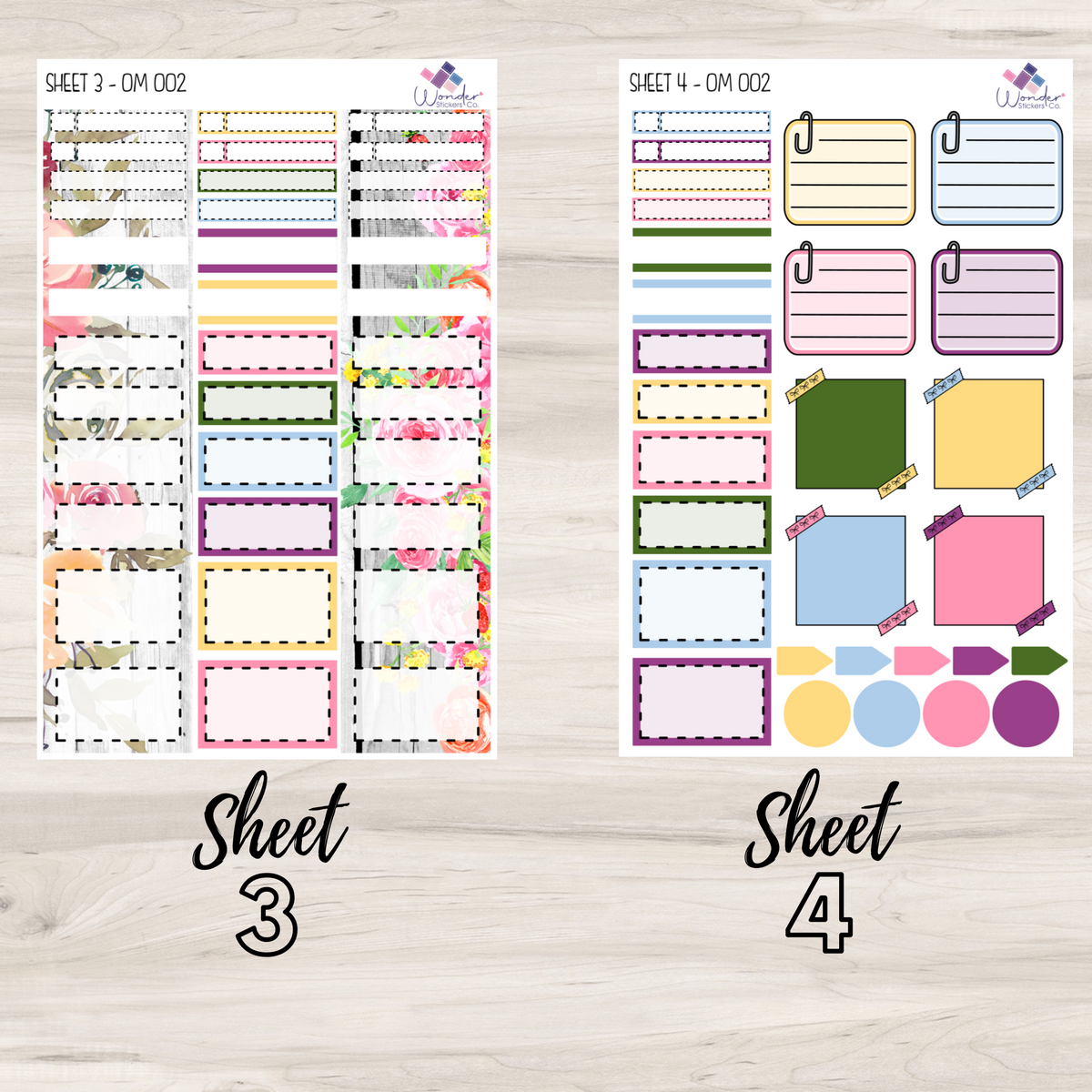 Vertical OM 002 Sticker Kit – Wonder Stickers Co.
