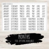 Months of the Year