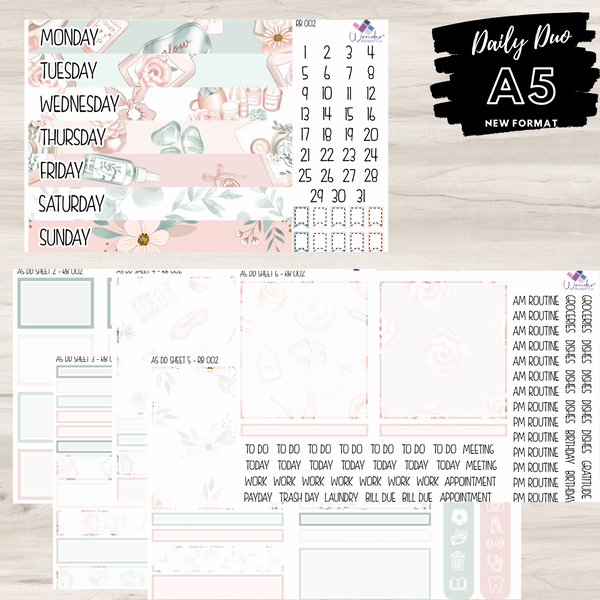 A5 DD RB 002 Sticker Kit