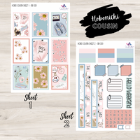 Hobonichi Cousin RB 001 Sticker Kit