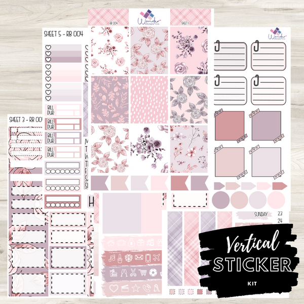 Vertical Color Stickers Vertical RB 004 Sticker Kit – Wonder Stickers Co.