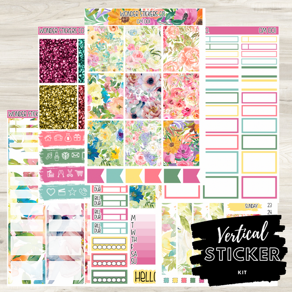 Vertical OM 001 Sticker Kit