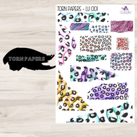 Torn Papers Journaling Stickers - LU 001