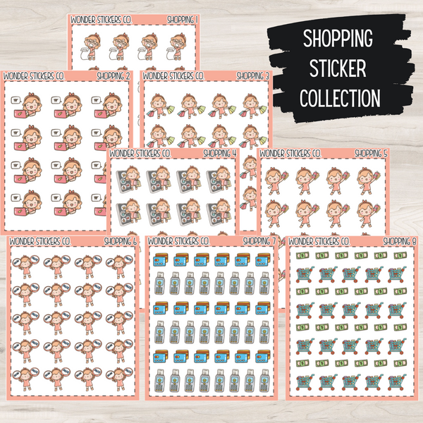 Shopping Sticker Collection