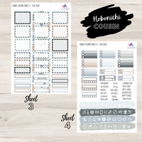 Hobonichi Cousin SSD 008 Sticker Kit