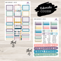 Hobonichi Cousin APS 001 Sticker Kit