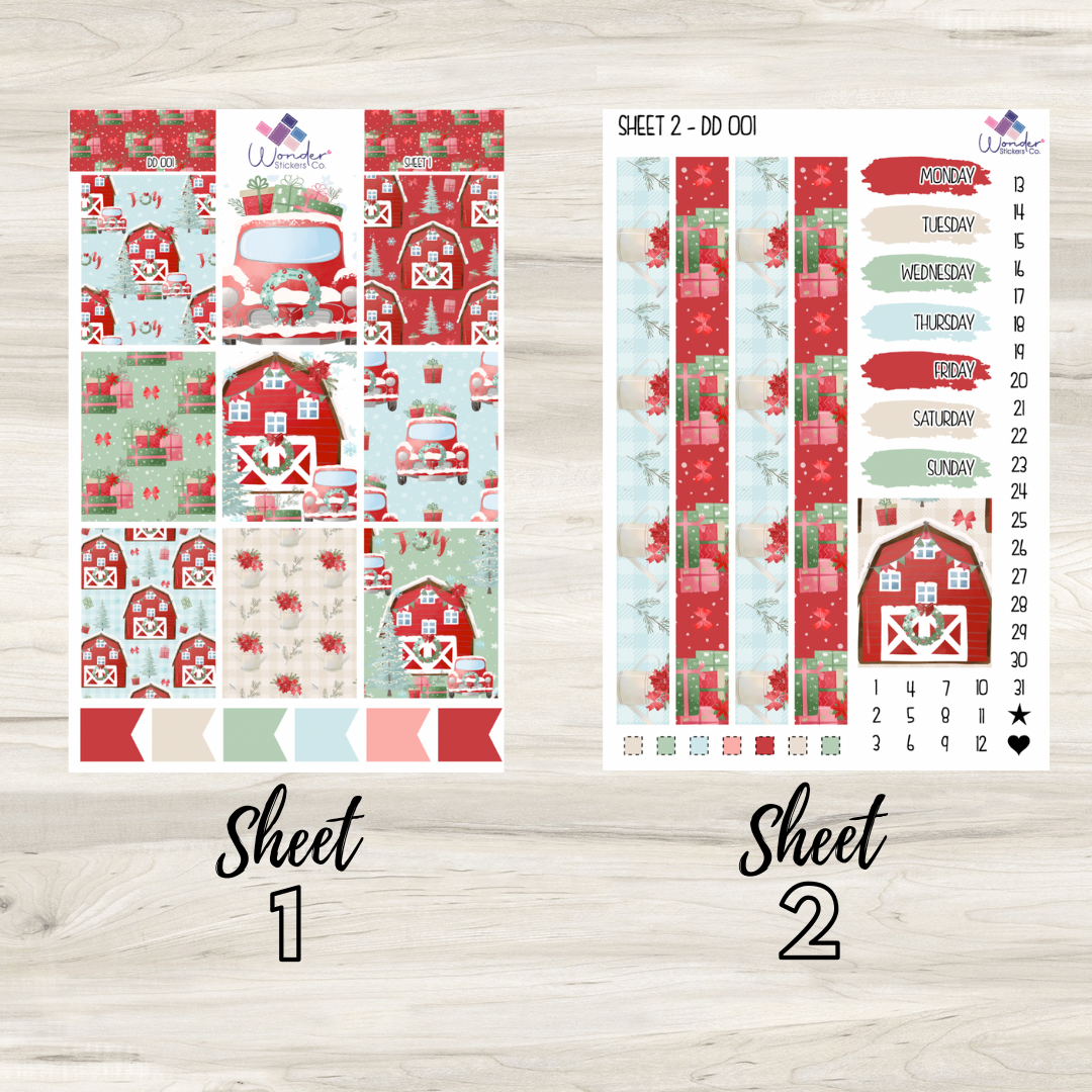 Vertical DD 001 Sticker Kit – Wonder Stickers Co.