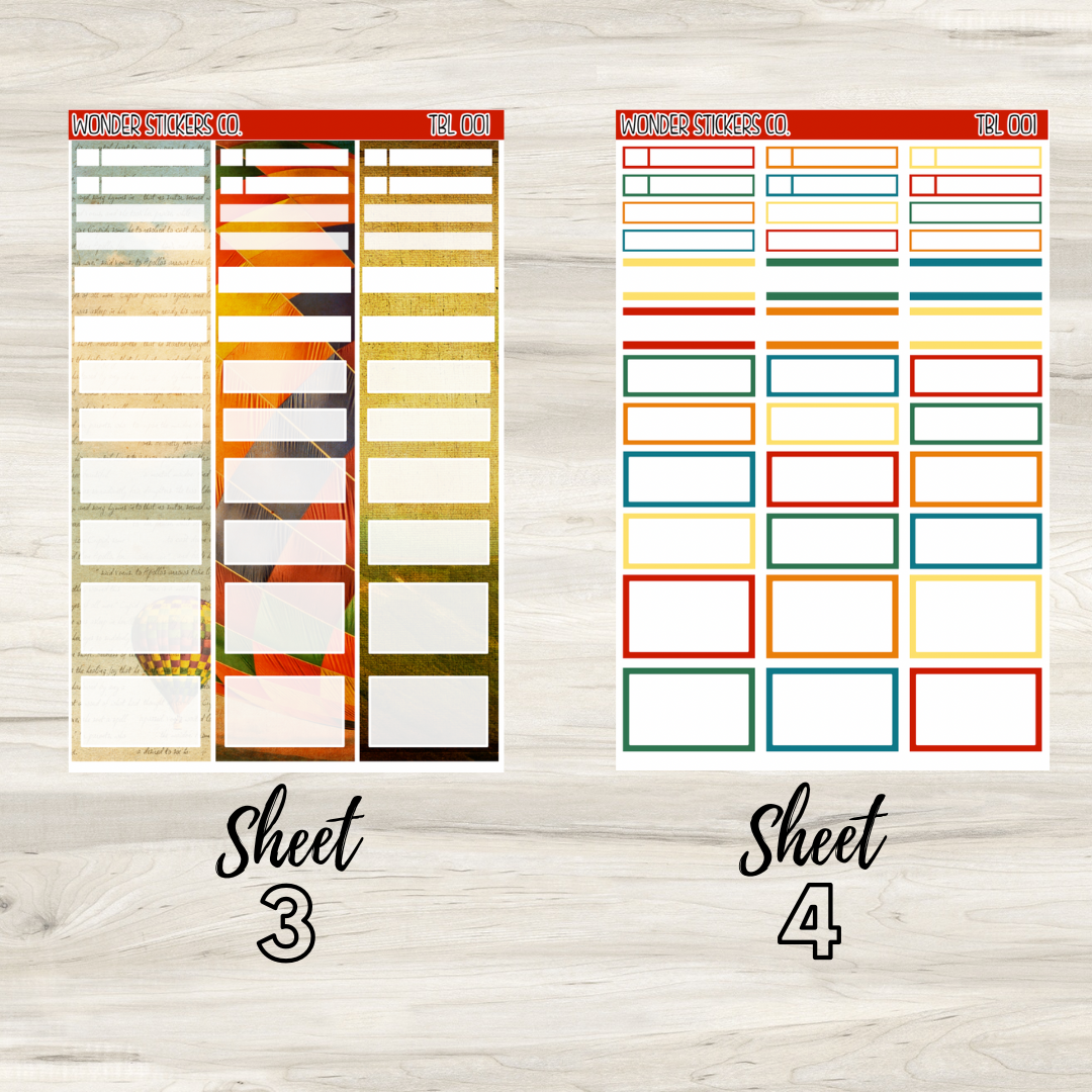 Vertical TBL 001 Sticker Kit – Wonder Stickers Co.