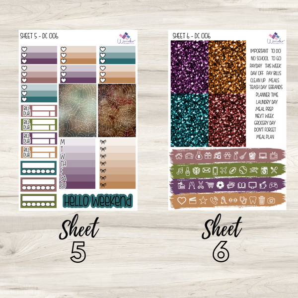 Vertical Color Stickers Vertical DC 006 Sticker Kit – Wonder Stickers Co.