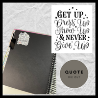 Get Up Quote