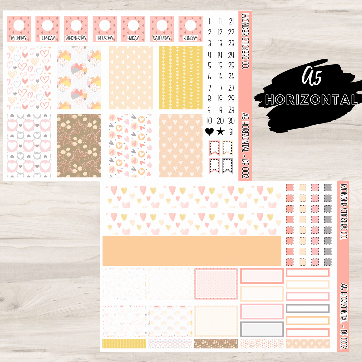 DF 002 Sticker Kit – Wonder Stickers Co.