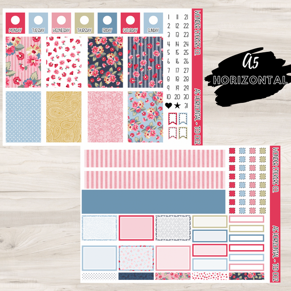 A5 Horizontal TCD 002 Sticker Kit – Wonder Stickers Co.