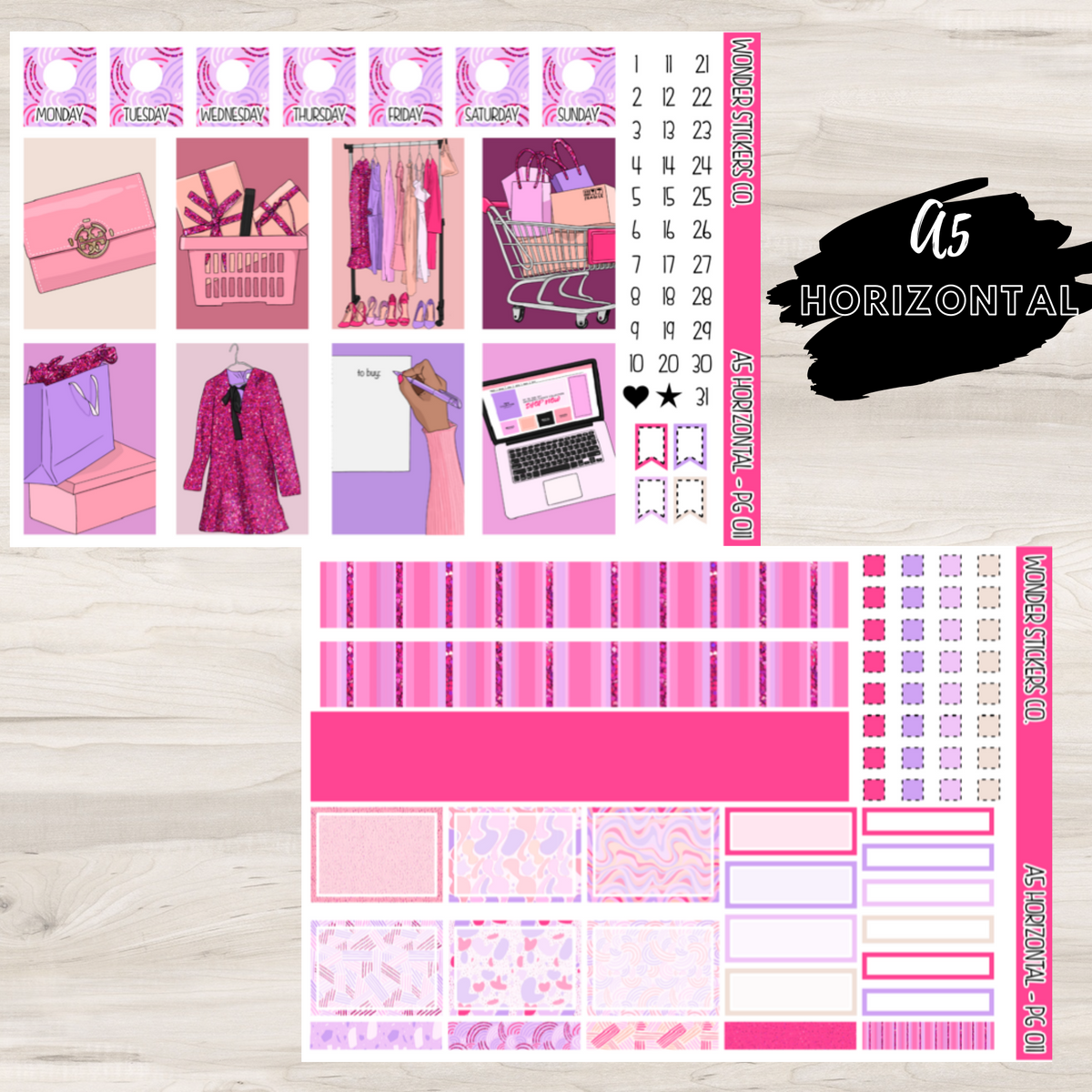 PG 011 Sticker Kit – Wonder Stickers Co.