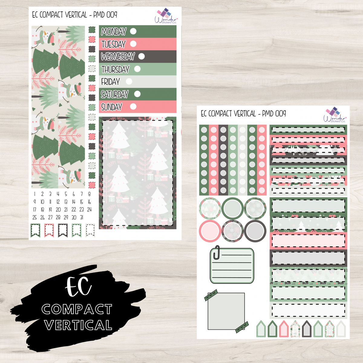 EC CV PMD 009 Sticker Kit – Wonder Stickers Co.