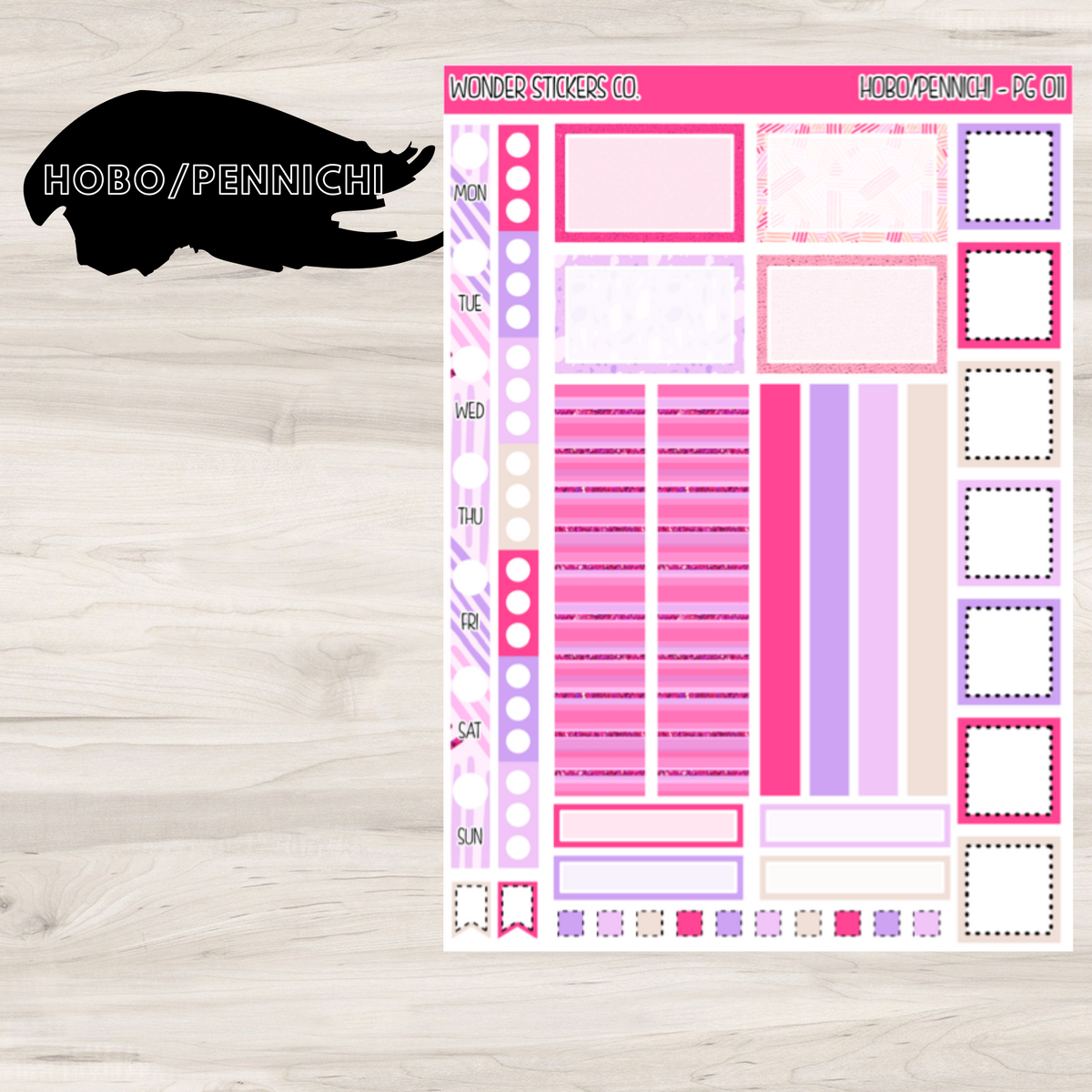 PG 011 Sticker Kit – Wonder Stickers Co.